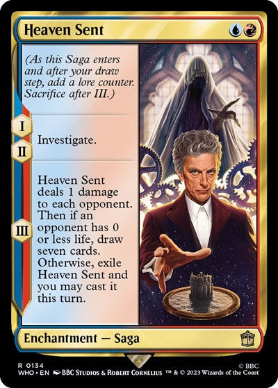 2023 Magic: The Gathering: Universes Beyond: Doctor Who (WHO) - Heaven Sent (#134, Rare) (, Near Mint)