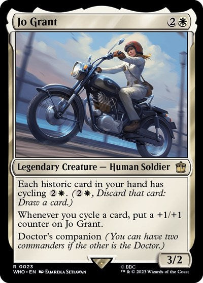 2023 Magic: The Gathering: Universes Beyond: Doctor Who (WHO) - Jo Grant (#23, Rare) (, Near Mint)