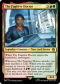 2023 Magic: The Gathering: Universes Beyond: Doctor Who (WHO) - The Fugitive Doctor (#130, Rare) (, Near Mint)