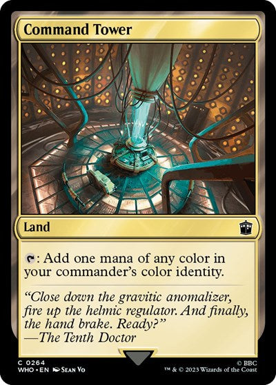 2023 Magic: The Gathering: Universes Beyond: Doctor Who (WHO) - Command Tower 0264 (#264, Common) (, Near Mint)