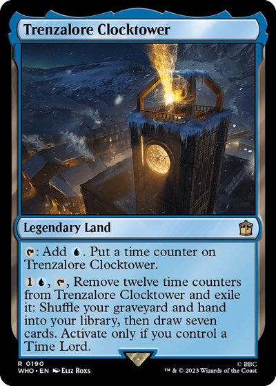 2023 Magic: The Gathering: Universes Beyond: Doctor Who (WHO) - Trenzalore Clocktower (#190, Rare) (, Near Mint)
