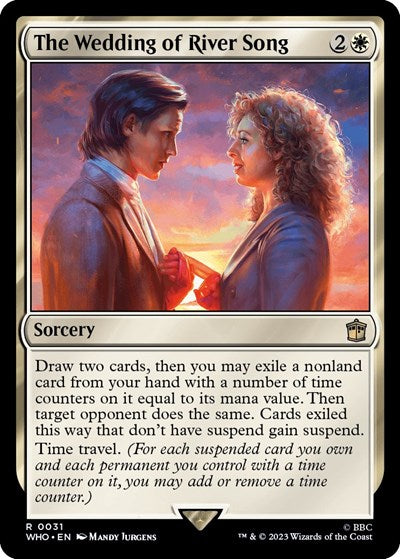 2023 Magic: The Gathering: Universes Beyond: Doctor Who (WHO) - The Wedding of River Song (#31, Rare) (, Near Mint)