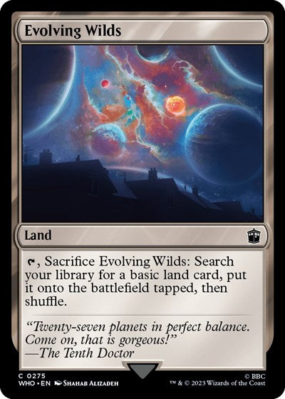 2023 Magic: The Gathering: Universes Beyond: Doctor Who (WHO) - Evolving Wilds (#275, Common) (, Near Mint)