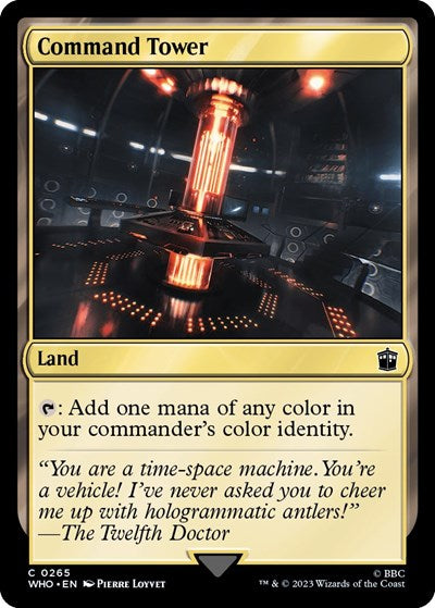 2023 Magic: The Gathering: Universes Beyond: Doctor Who (WHO) - Command Tower 0265 (#265, Common) (, Near Mint)