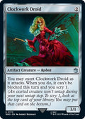 2023 Magic: The Gathering: Universes Beyond: Doctor Who (WHO) - Clockwork Droid (#172, Uncommon) (, Near Mint)