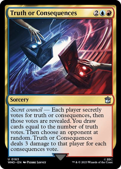 2023 Magic: The Gathering: Universes Beyond: Doctor Who (WHO) - Truth or Consequences (#163, Uncommon) (, Near Mint)