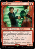 2023 Magic: The Gathering: Universes Beyond: Doctor Who (WHO) - Dan Lewis (#78, Rare) (, Near Mint)