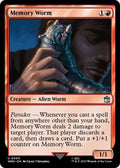 2023 Magic: The Gathering: Universes Beyond: Doctor Who (WHO) - Memory Worm (#90, Uncommon) (, Near Mint)