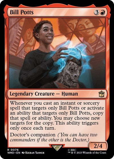 2023 Magic: The Gathering: Universes Beyond: Doctor Who (WHO) - Bill Potts (#76, Rare) (, Near Mint)