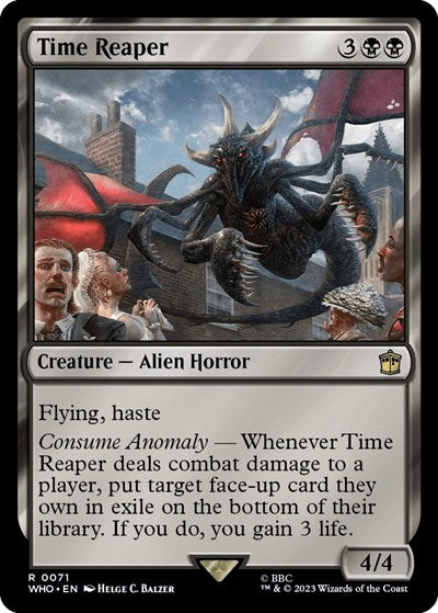 2023 Magic: The Gathering: Universes Beyond: Doctor Who (WHO) - Time Reaper (#71, Rare) (, Near Mint)