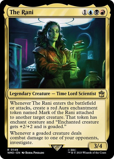 2023 Magic: The Gathering: Universes Beyond: Doctor Who (WHO) - The Rani (#149, Rare) (, Near Mint)