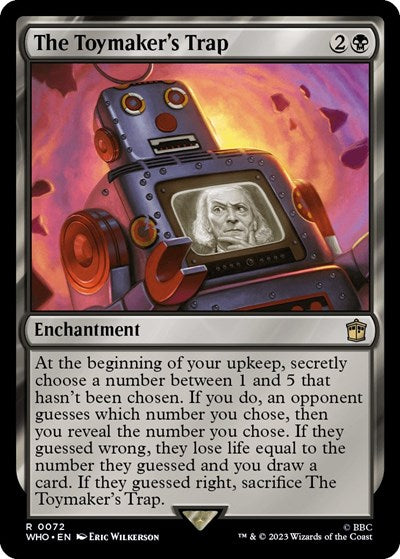 2023 Magic: The Gathering: Universes Beyond: Doctor Who (WHO) - The Toymakers Trap (#72, Rare) (, Near Mint)