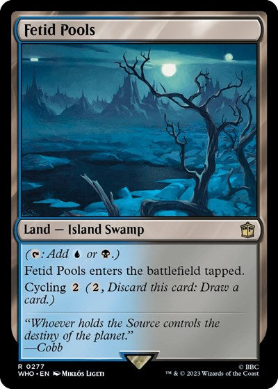 2023 Magic: The Gathering: Universes Beyond: Doctor Who (WHO) - Fetid Pools (#277, Rare) (, Near Mint)