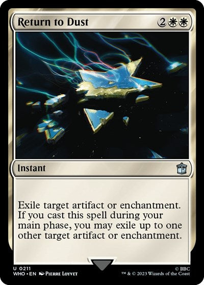 2023 Magic: The Gathering: Universes Beyond: Doctor Who (WHO) - Return to Dust (#211, Uncommon) (, Near Mint)