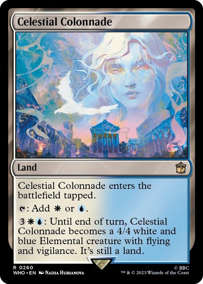 2023 Magic: The Gathering: Universes Beyond: Doctor Who (WHO) - Celestial Colonnade (#260, Rare) (, Near Mint)