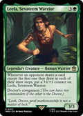 2023 Magic: The Gathering: Universes Beyond: Doctor Who (WHO) - Leela Sevateem Warrior (#107, Rare) (, Near Mint)