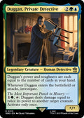 2023 Magic: The Gathering: Universes Beyond: Doctor Who (WHO) - Duggan Private Detective (#123, Rare) (, Near Mint)