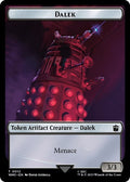 2023 Magic: The Gathering: Universes Beyond: Doctor Who (WHO) - Dalek Cyberman Double Sided Token (#12 // 24, T) (, Near Mint)