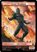 2023 Magic: The Gathering: Universes Beyond: Doctor Who (WHO) - Alien Warrior Treasure 0030 Double Sided Token (#14 // 30, T) (, Near Mint)