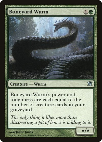 2011 Magic: The Gathering: Innistrad (ISD) - Boneyard Wurm (#171, Uncommon) (, Near Mint)