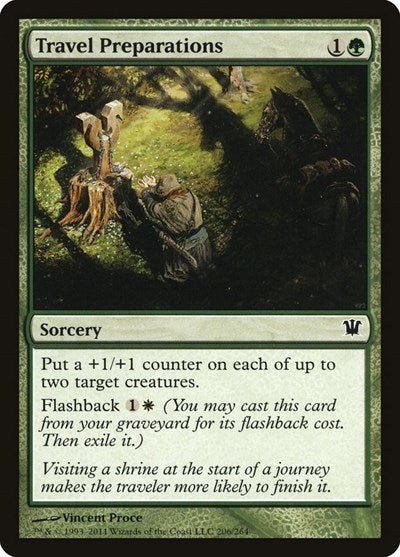 2011 Magic: The Gathering: Innistrad (ISD) - Travel Preparations (#206, Common) (, Near Mint)