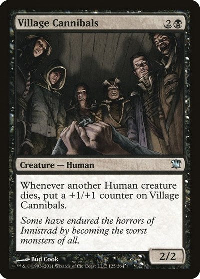 2011 Magic: The Gathering: Innistrad (ISD) - Village Cannibals (#125, Uncommon)