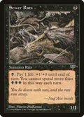 1996 Magic: The Gathering: Mirage (MIR) - Sewer Rats (#139, Common) (, Near Mint)