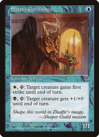 1996 Magic: The Gathering: Mirage (MIR) - Shaper Guildmage (#91, Common) (, Near Mint)