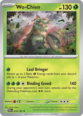 2023 Pokemon: SV04: Paradox Rift (PAR) - Wo Chien (#018/182, Rare) (Holofoil, Near Mint)