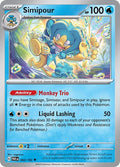 2023 Pokemon: SV04: Paradox Rift (PAR) - Simipour (#042/182, Uncommon) (, Near Mint)