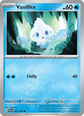 2023 Pokemon: SV04: Paradox Rift (PAR) - Vanillite (#043/182, Common) (, Near Mint)