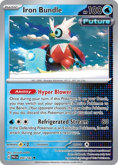 2023 Pokemon: SV04: Paradox Rift (PAR) - Iron Bundle (#056/182, Uncommon) (, Near Mint)
