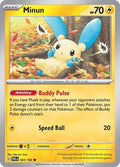 2023 Pokemon: SV04: Paradox Rift (PAR) - Minun 061 182 (#061/182, Common) (, Near Mint)