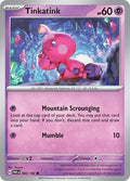 2023 Pokemon: SV04: Paradox Rift (PAR) - Tinkatink 082 182 (#082/182, Common) (, Near Mint)