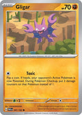 2023 Pokemon: SV04: Paradox Rift (PAR) - Gligar (#091/182, Common) (, Near Mint)
