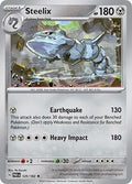 2023 Pokemon: SV04: Paradox Rift (PAR) - Steelix 125 182 (#125/182, Rare) (Holofoil, Near Mint)