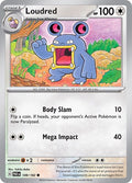 2023 Pokemon: SV04: Paradox Rift (PAR) - Loudred (#149/182, Common) (, Near Mint)