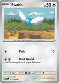 2023 Pokemon: SV04: Paradox Rift (PAR) - Swablu 152 182 (#152/182, Common) (, Near Mint)