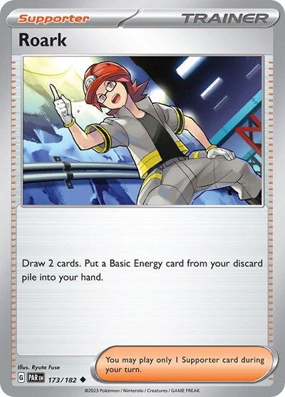 2023 Pokemon: SV04: Paradox Rift (PAR) - Roark (#173/182, Uncommon) (, Near Mint)