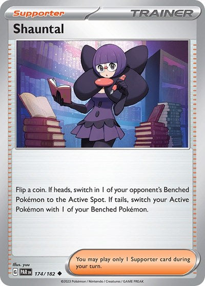 2023 Pokemon: SV04: Paradox Rift (PAR) - Shauntal (#174/182, Uncommon) (, Near Mint)