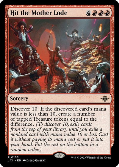 2023 Magic: The Gathering: The Lost Caverns of Ixalan (LCI) - Hit the Mother Lode (#153, Rare) (, Near Mint)