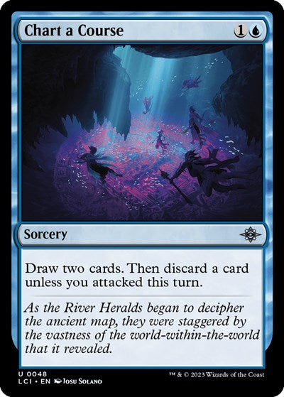 2023 Magic: The Gathering: The Lost Caverns of Ixalan (LCI) - Chart a Course (#48, Uncommon) (, Near Mint)