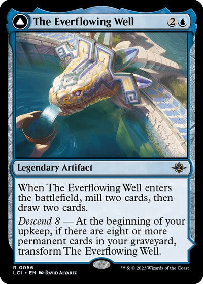 2023 Magic: The Gathering: The Lost Caverns of Ixalan (LCI) - The Everflowing Well (#56, Rare)