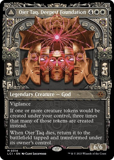 2023 Magic: The Gathering: The Lost Caverns of Ixalan (LCI) - Ojer Taq Deepest Foundation Showcase (#314, Mythic Rare) (Foil, Near Mint)