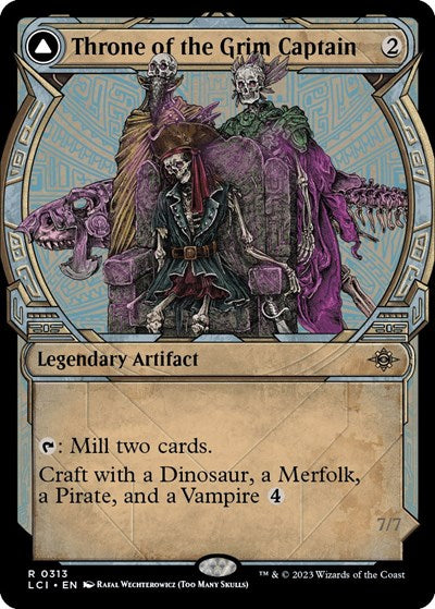 2023 Magic: The Gathering: The Lost Caverns of Ixalan (LCI) - Throne of the Grim Captain Showcase (#313, Rare) (, Near Mint)