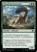 2023 Magic: The Gathering: The Lost Caverns of Ixalan (LCI) - Thrashing Brontodon (#216, Uncommon) (, Near Mint)