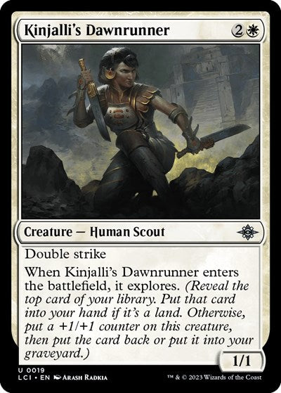 2023 Magic: The Gathering: The Lost Caverns of Ixalan (LCI) - Kinjallis Dawnrunner (#19, Uncommon) (, Near Mint)