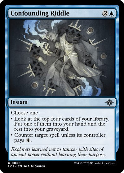 2023 Magic: The Gathering: The Lost Caverns of Ixalan (LCI) - Confounding Riddle (#50, Uncommon) (, Near Mint)