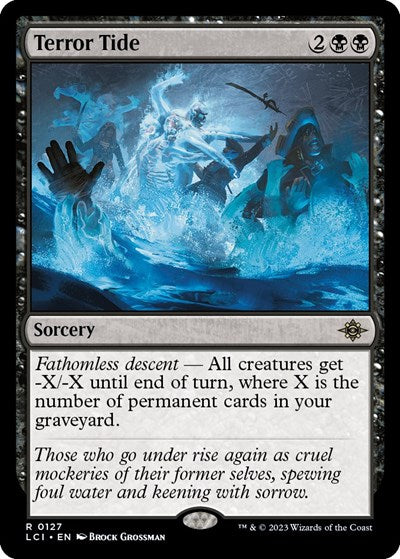 2023 Magic: The Gathering: The Lost Caverns of Ixalan (LCI) - Terror Tide (#127, Rare) (, Near Mint)