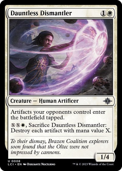 2023 Magic: The Gathering: The Lost Caverns of Ixalan (LCI) - Dauntless Dismantler (#8, Uncommon) (, Near Mint)
